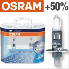 64150 SVS EURO (2 шт) 12В (Н1) (55) P14,5s +50% SILVERSTAR OSRAM автолампа
